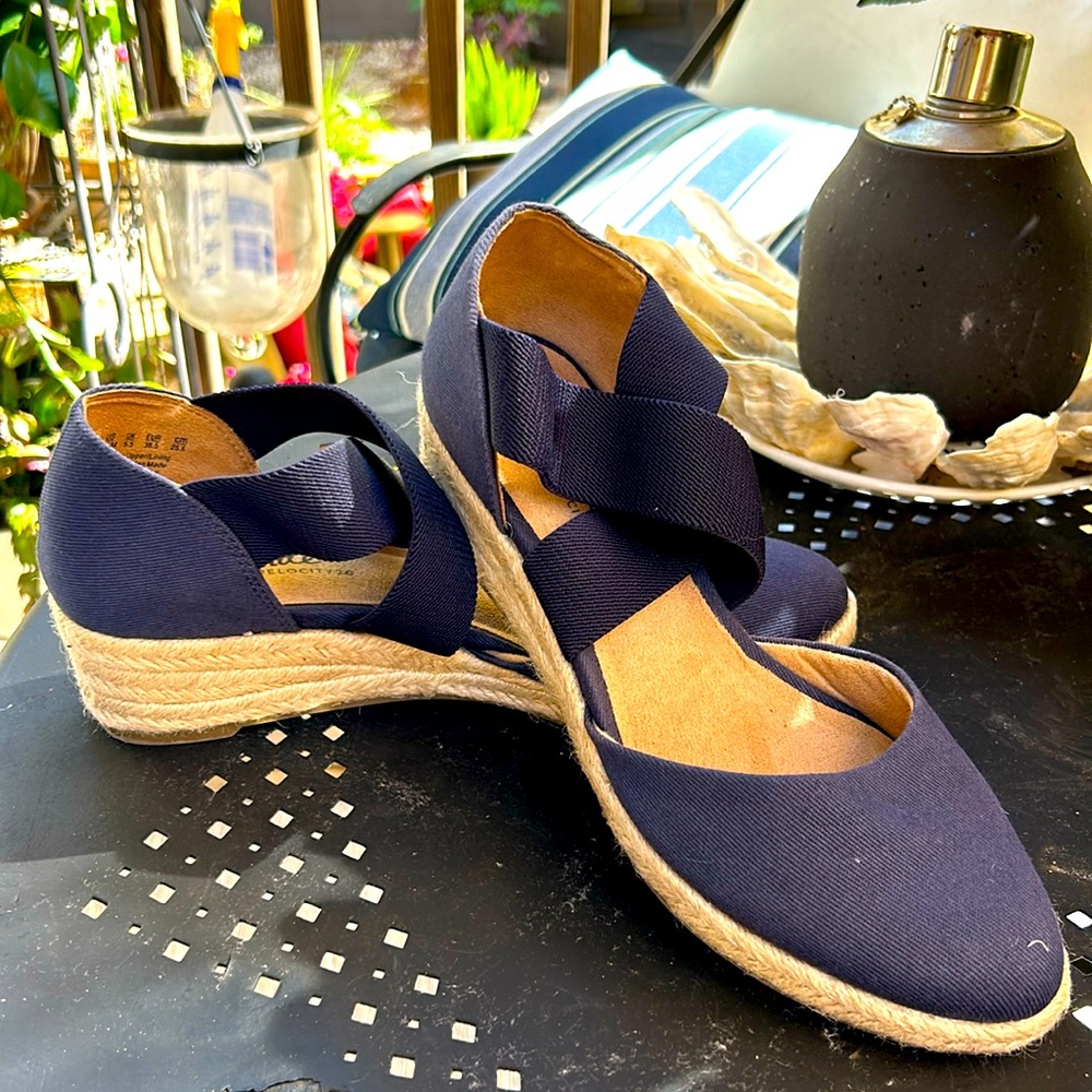 Navy blue Life Stride Wedge